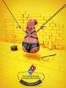 The Dominos Tongue Ad